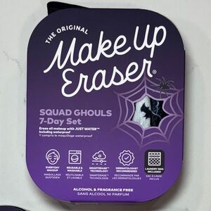 The Original MakeUp Eraser Squad Ghouls Halloween 7 Day Set & Laundry Bag (NEW)
